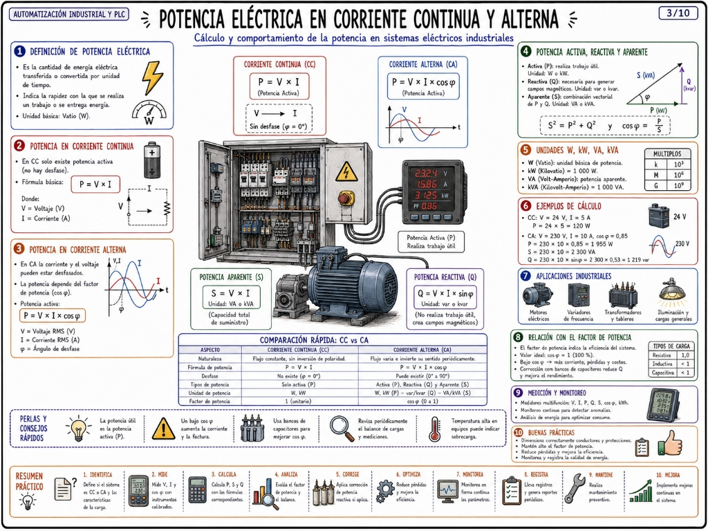 Potencia Eléctrica en CC y CA