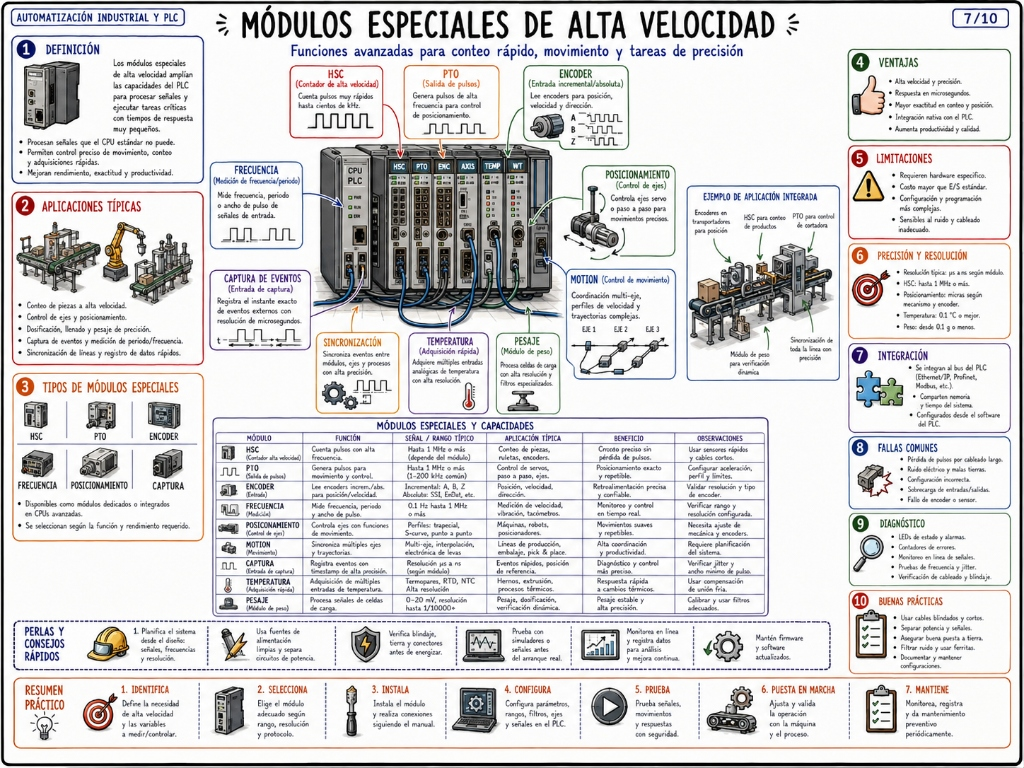 Módulos Especiales de Alta Velocidad