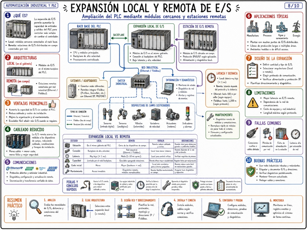 Expansión Local y Remota de E/S
