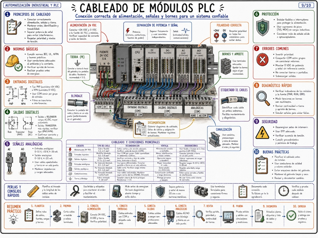 Cableado de Módulos PLC